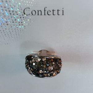 SIZE 7 CONFETTI CRYSTAL RING